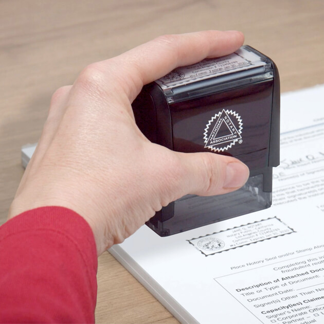 What’s the difference between ink stamp and embosser Notary seals?